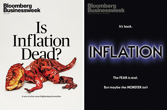 Titelblatt-Indikator Bloomberg Businessweek
