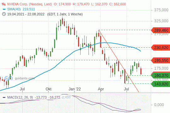 Nvidia Chart 22.08.2022