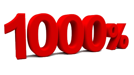 1000 Prozent